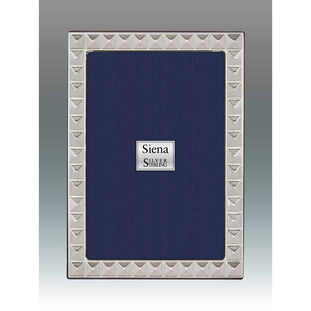 Tizo Pyramid Stud Sterling Silver Picture Frame - Image 0