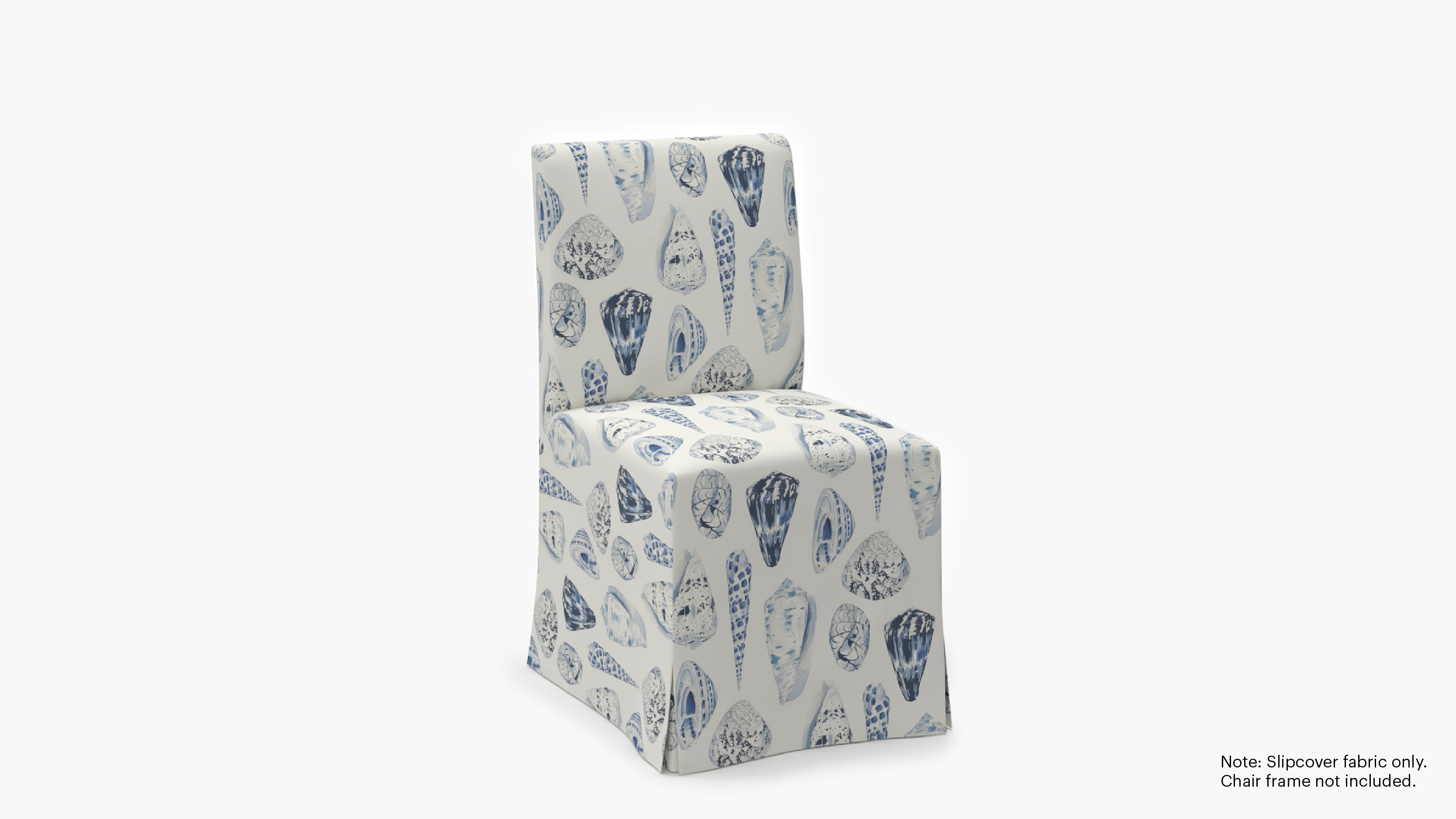 Slipcovered Signature Dining Chair - Cover Only, Porcelain Coquina - Image 1