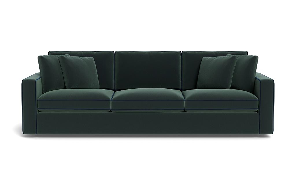 James 3-Seat Sofa with Contrast Piping - Image 0