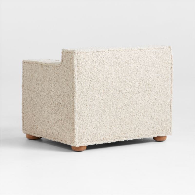 Tucker Cream Sherpa Kids Accent Chair by Jeremiah Brent - Image 5