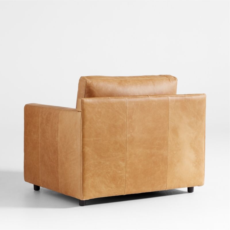 Barrett II 43.5" Leather Chair and a Half - Image 2