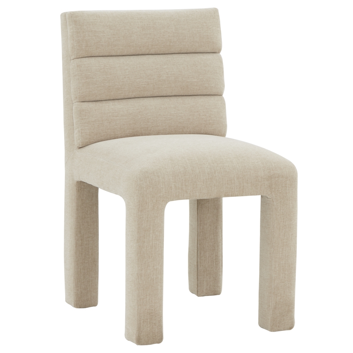 Pietro Tufted Dining Chiar - Beige - Image 3