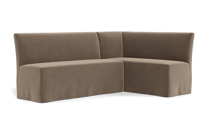 Dorian Slipcovered Right Banquette - Image 1