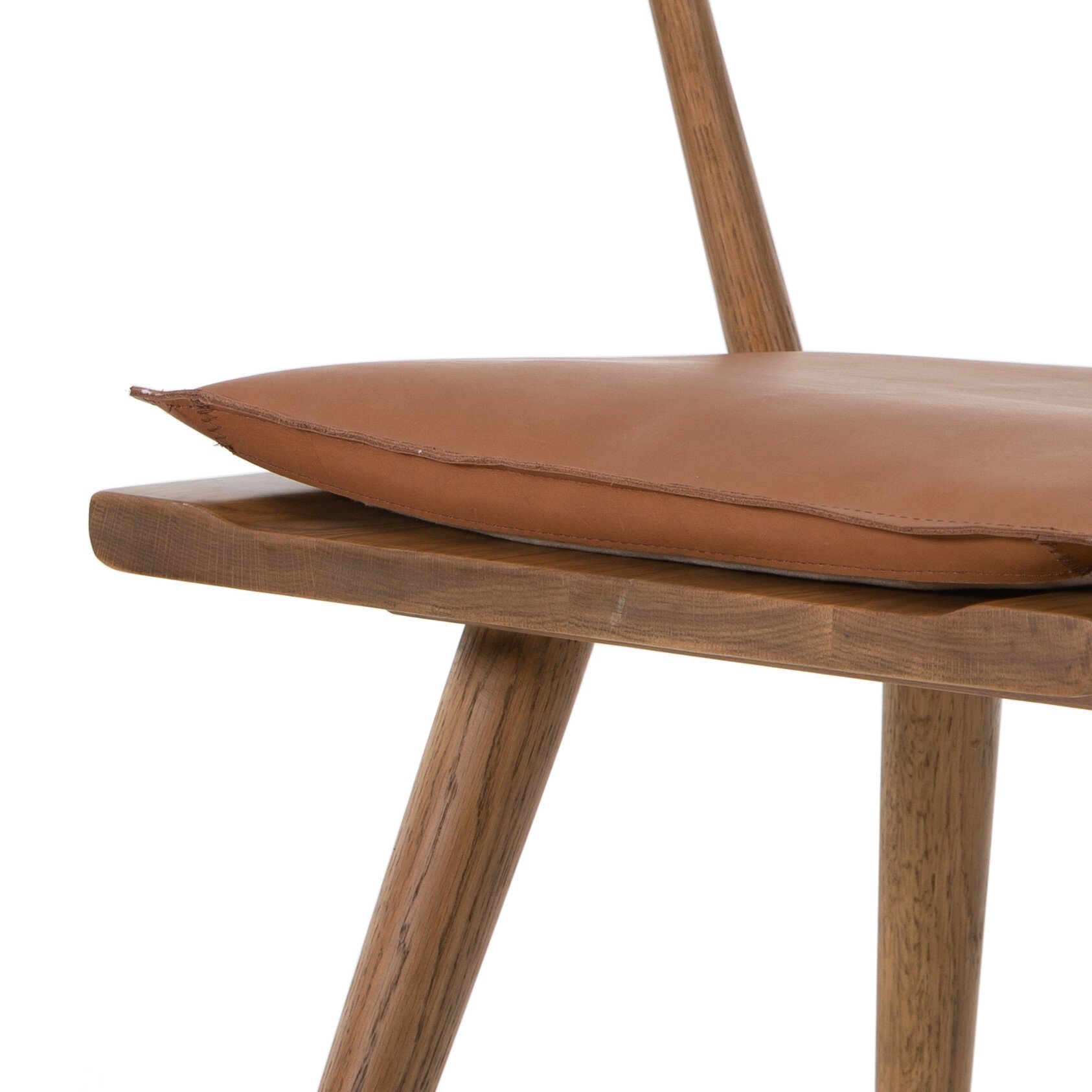 Ripley Dining Chair - Whiskey Saddle - Image 9