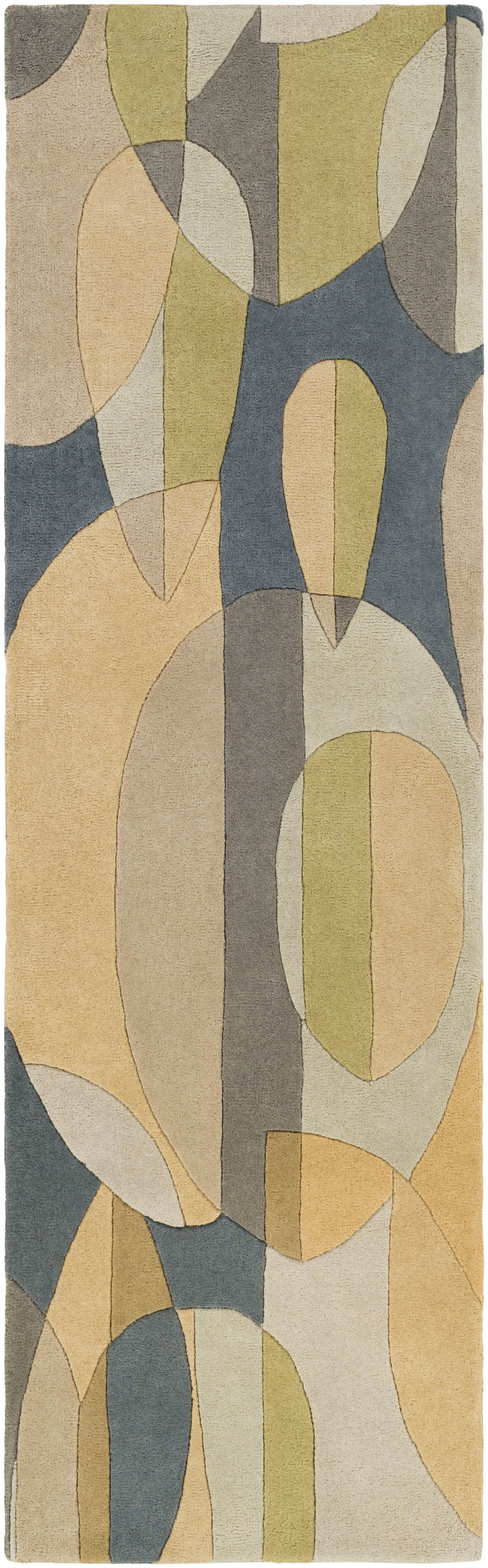 Forum Beige Indoor 2'6" x 8' Handmade Rug - Image 0