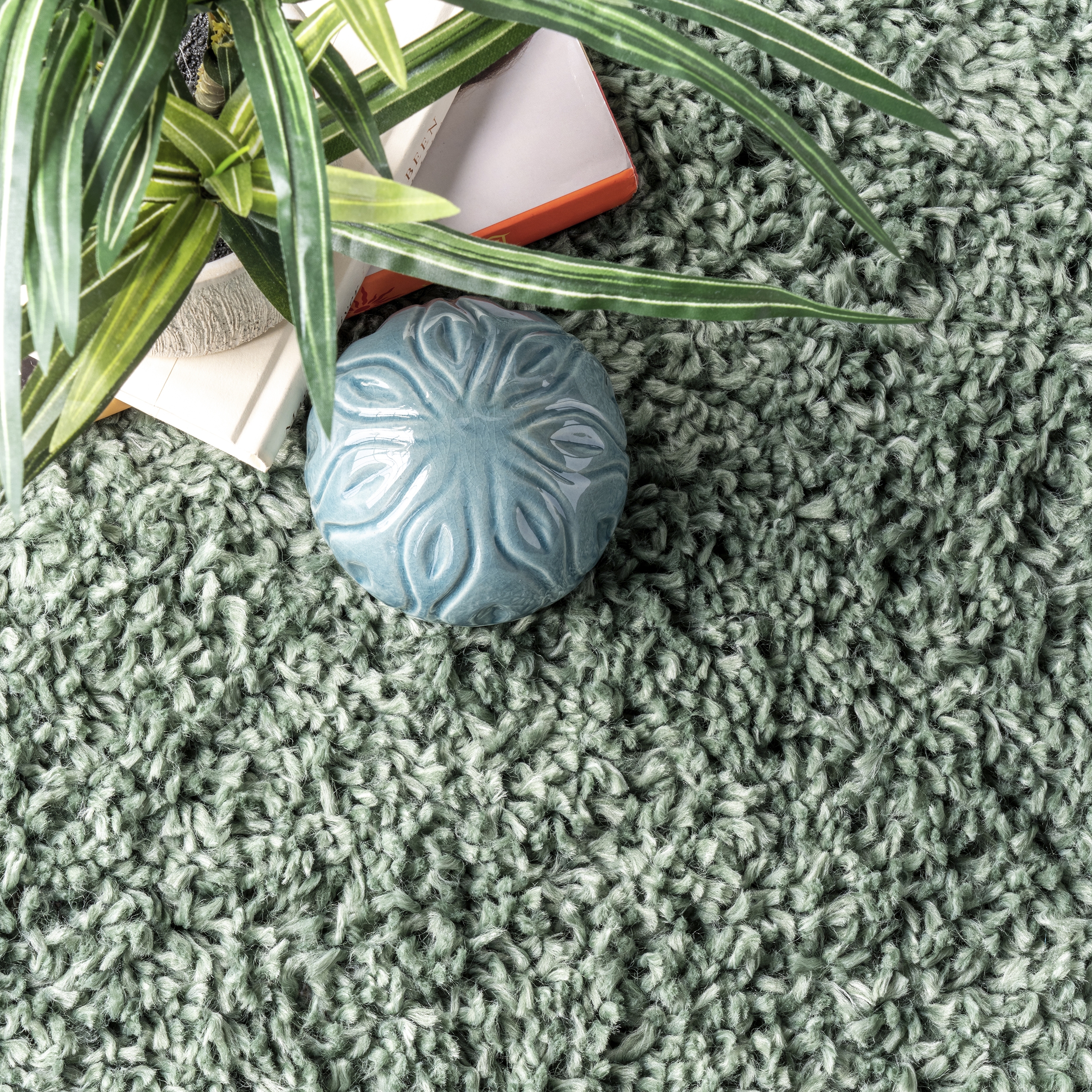 Kara Solid Shag Area Rug - Image 5
