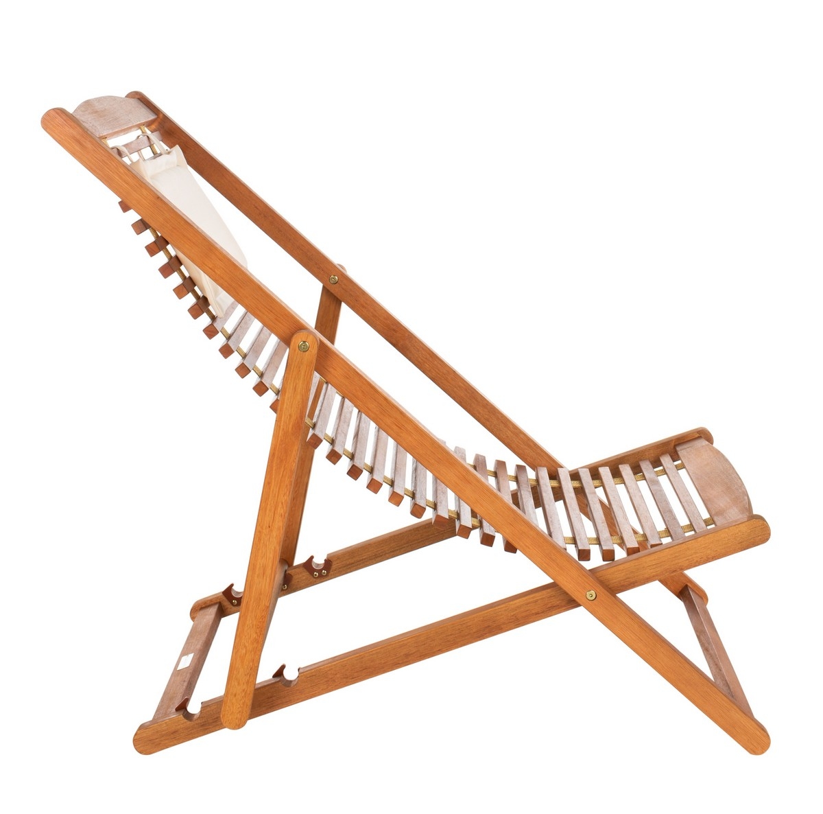 Rendi Relax Chair With Pillow - Natural/Beige - Safavieh - Image 7