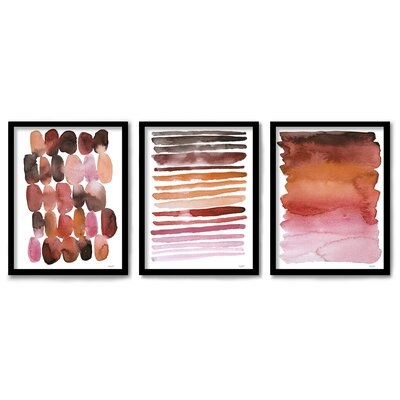 Rusty Blushes by Kelsey Mcnatt - 3 Piece Painting Print - Image 0