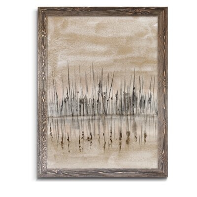 Marshline Reflection II' - Picture Frame Painting Print - Image 0
