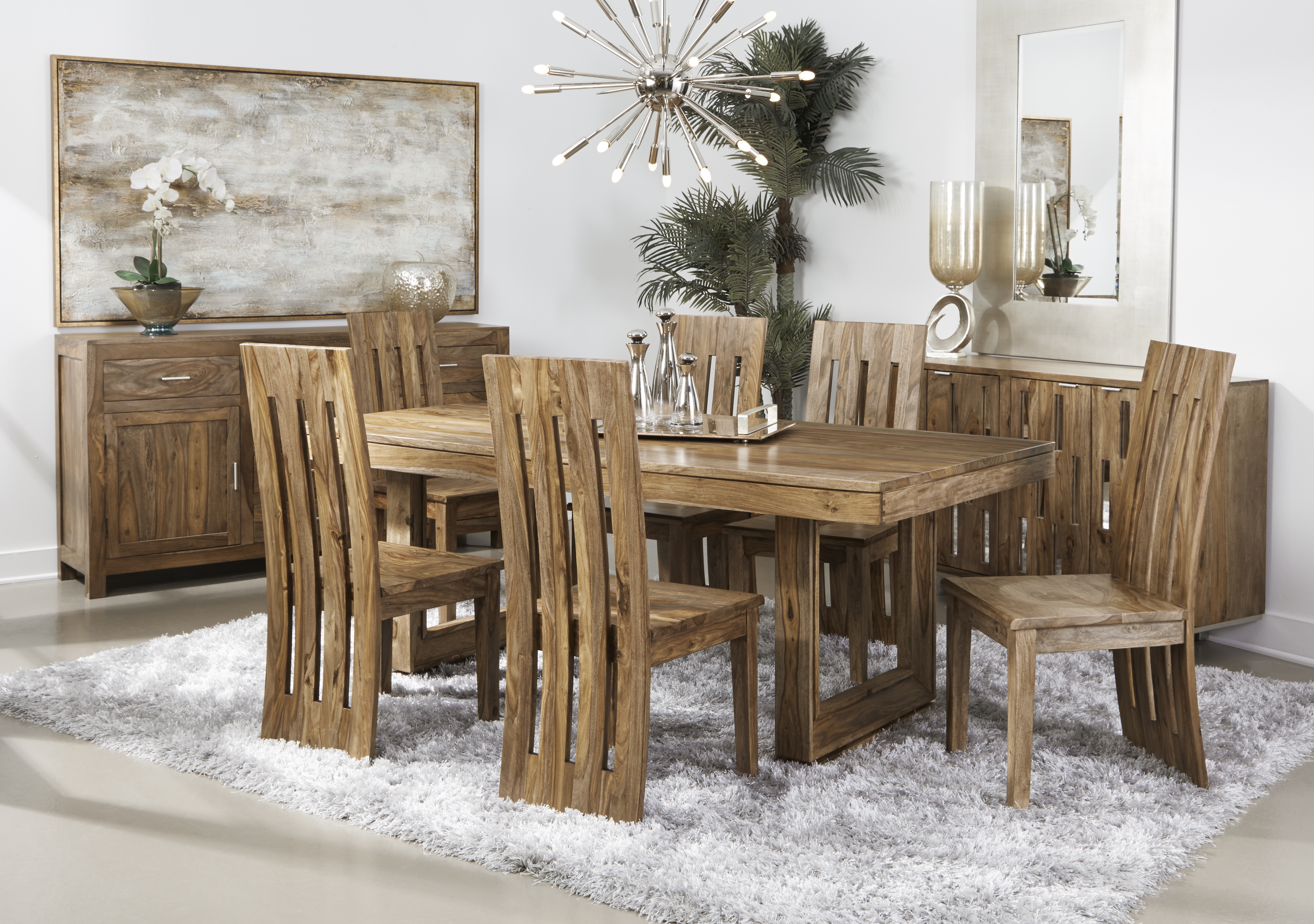 Brownstone Dining Table, Nut Brown - Image 7