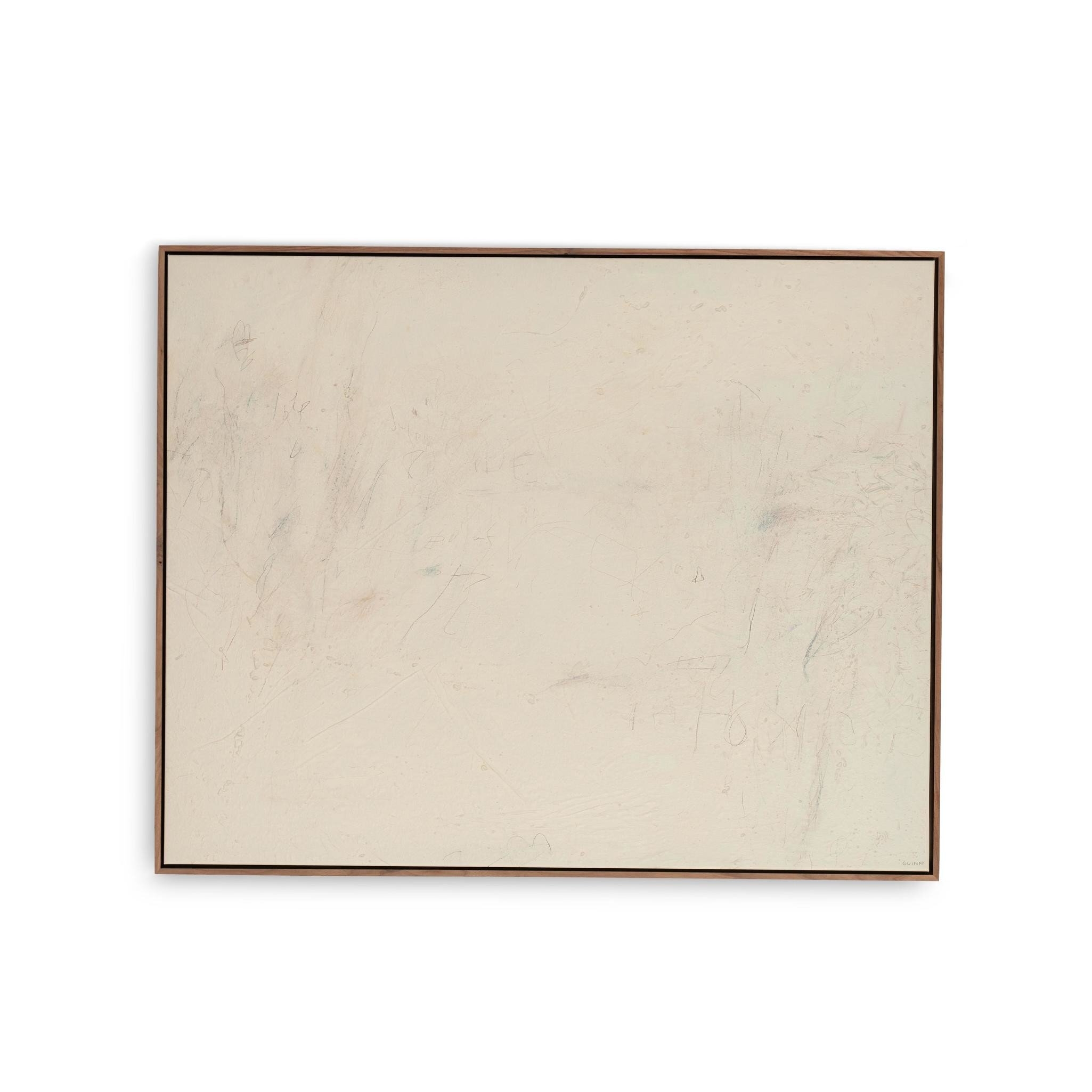 Notes In The Fog No. 1 by Tyler Guinn - Rustic Walnut Floater - Image 0