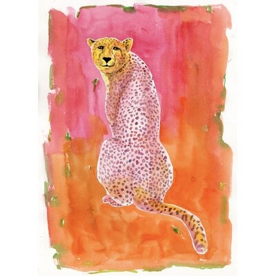 Watercolor Cheetah I - Wrapped Canvas Painting - Image 0