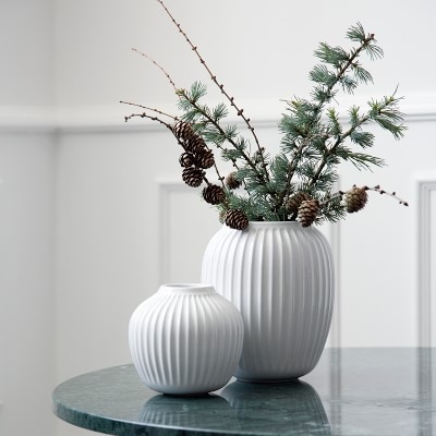 Kahler Hammershoi Vase, White, 3.9" - Image 4