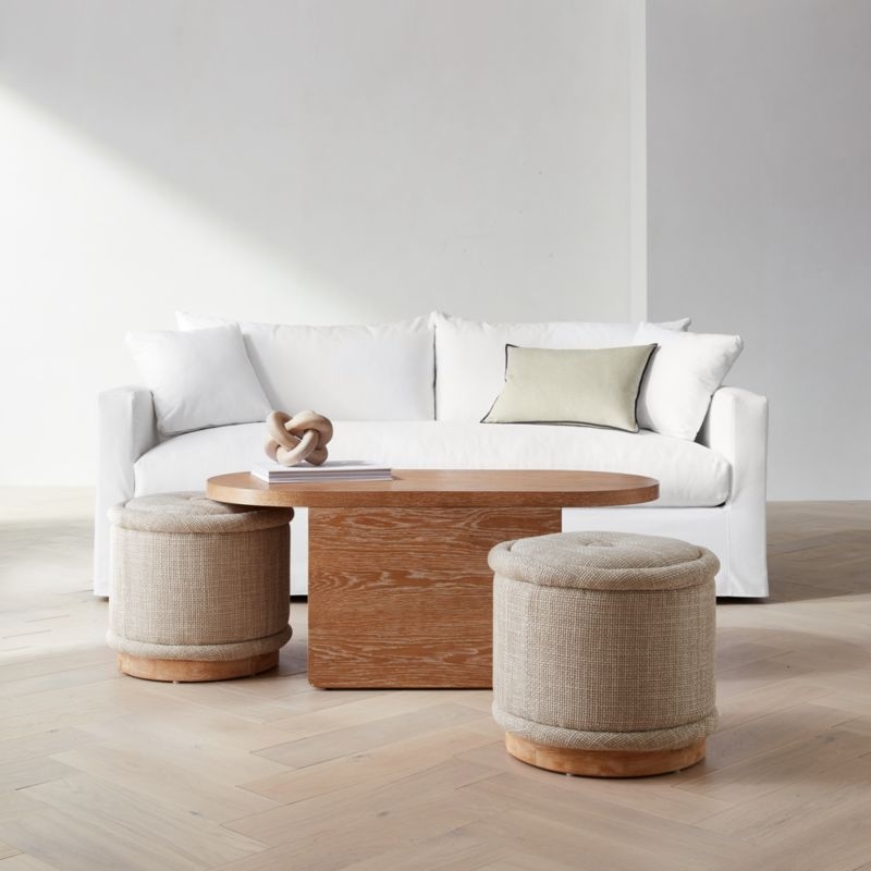 Willow II Slipcovered Corner Chair - Image 6