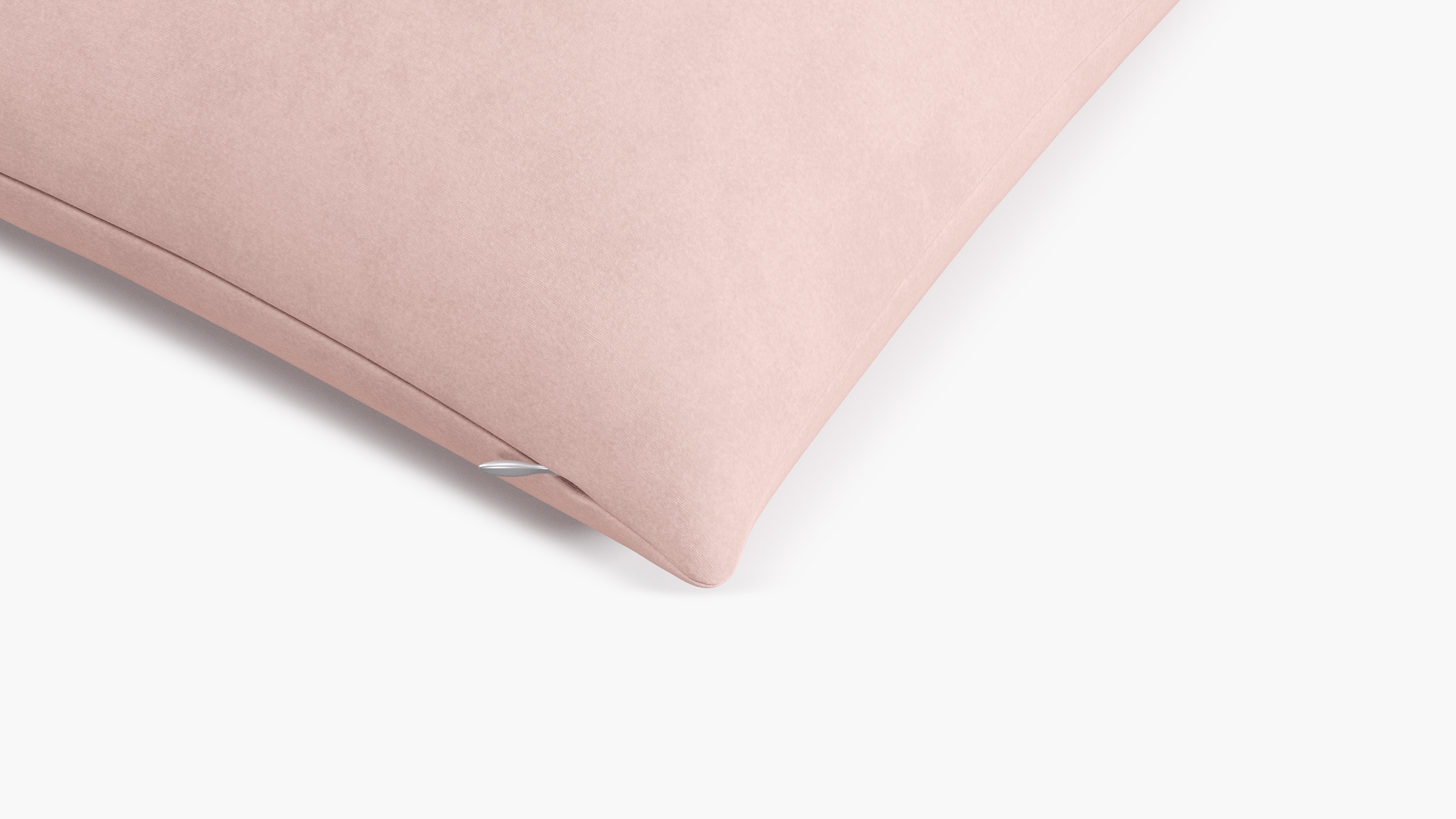 Blush Velvet Throw Pillow - 20" x 20" - Image 1