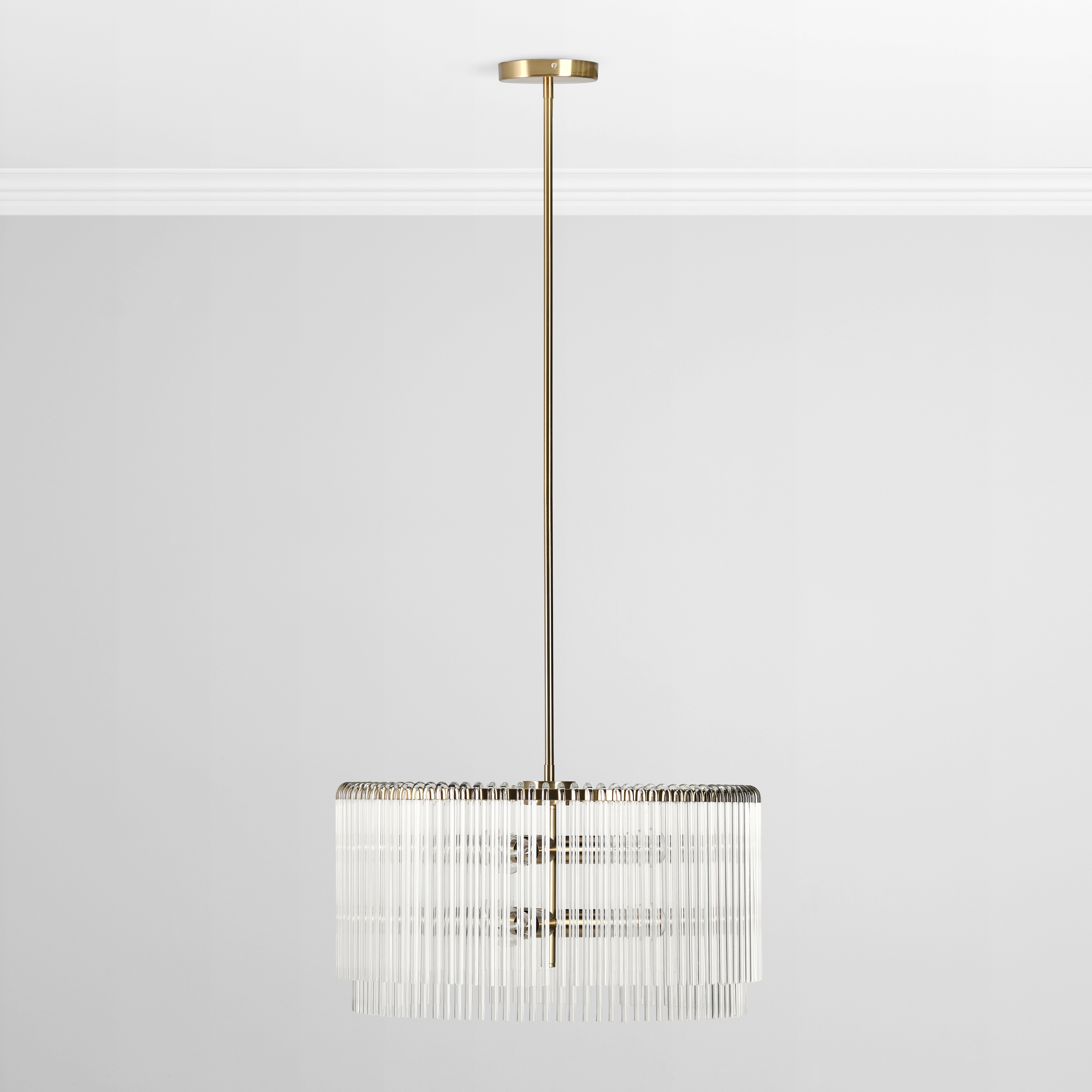 Maeve Chandelier Crystal/Brass - Image 1