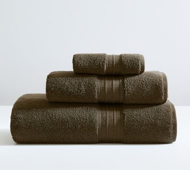 Hydrocotton Quick-Dry Organic Bath Towels, Heathered Charcoal - Image 4