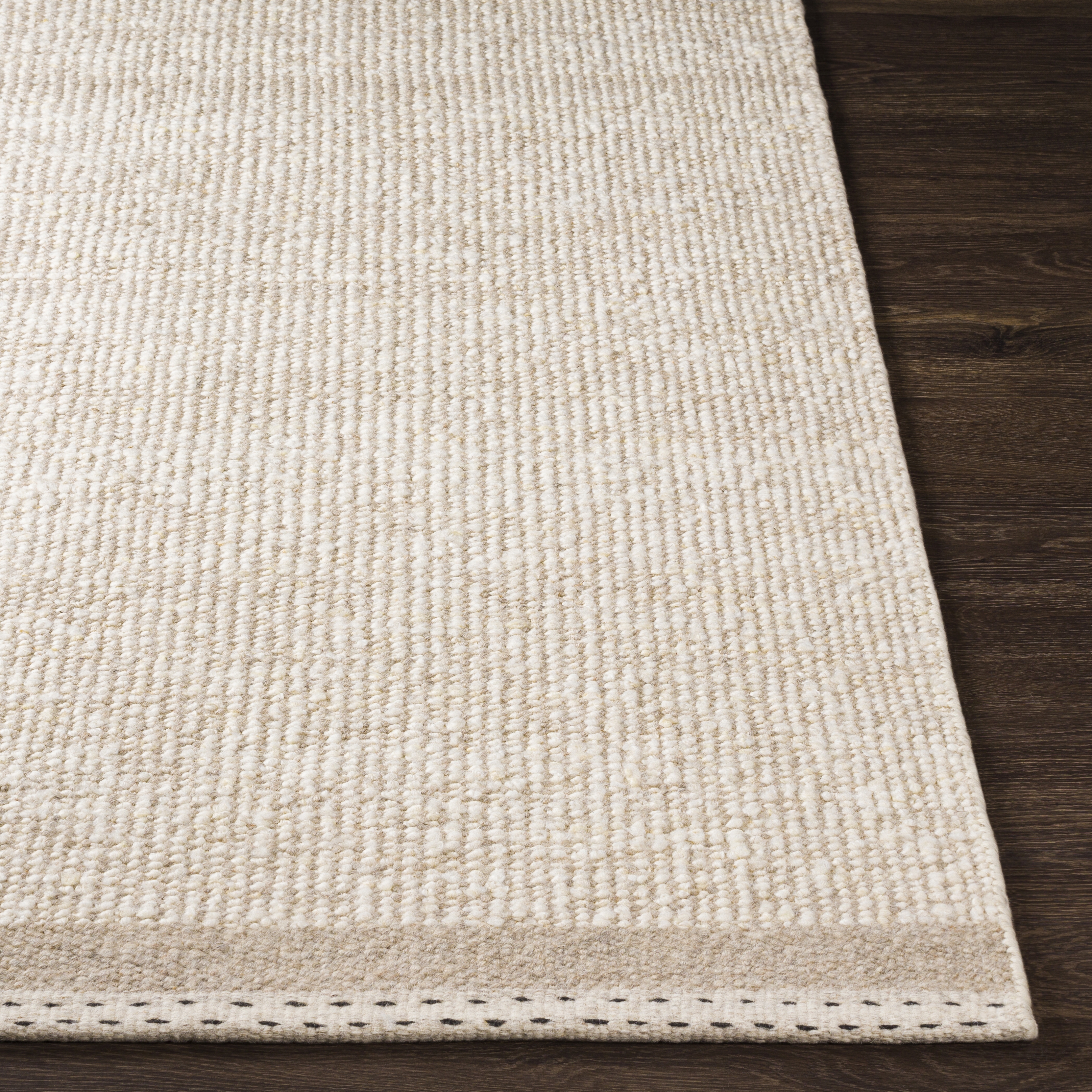 Sadie Beige Indoor 2'6" x 8' Handmade Rug - Image 1