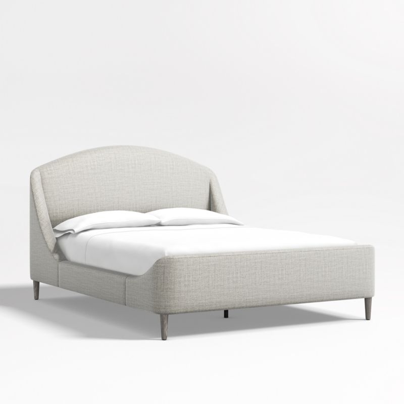 Lafayette Mist Grey Upholstered King Bed - Image 10