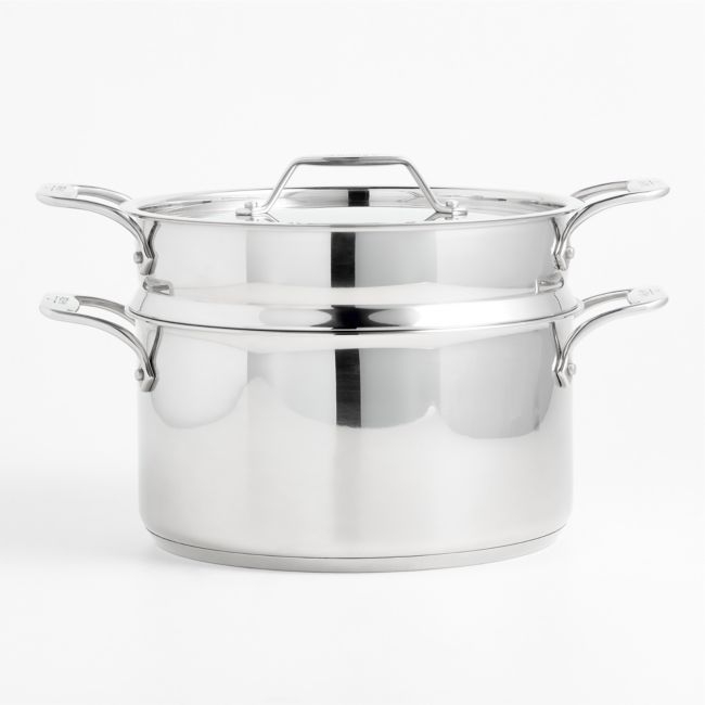 All-Clad Simply Strain 8-Qt. Stainless Steel Multipot with Insert - Image 0