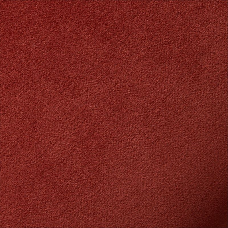 Bettie Red Velvet Throw Pillow with Down-Alternative Insert 20"x20" - Image 2