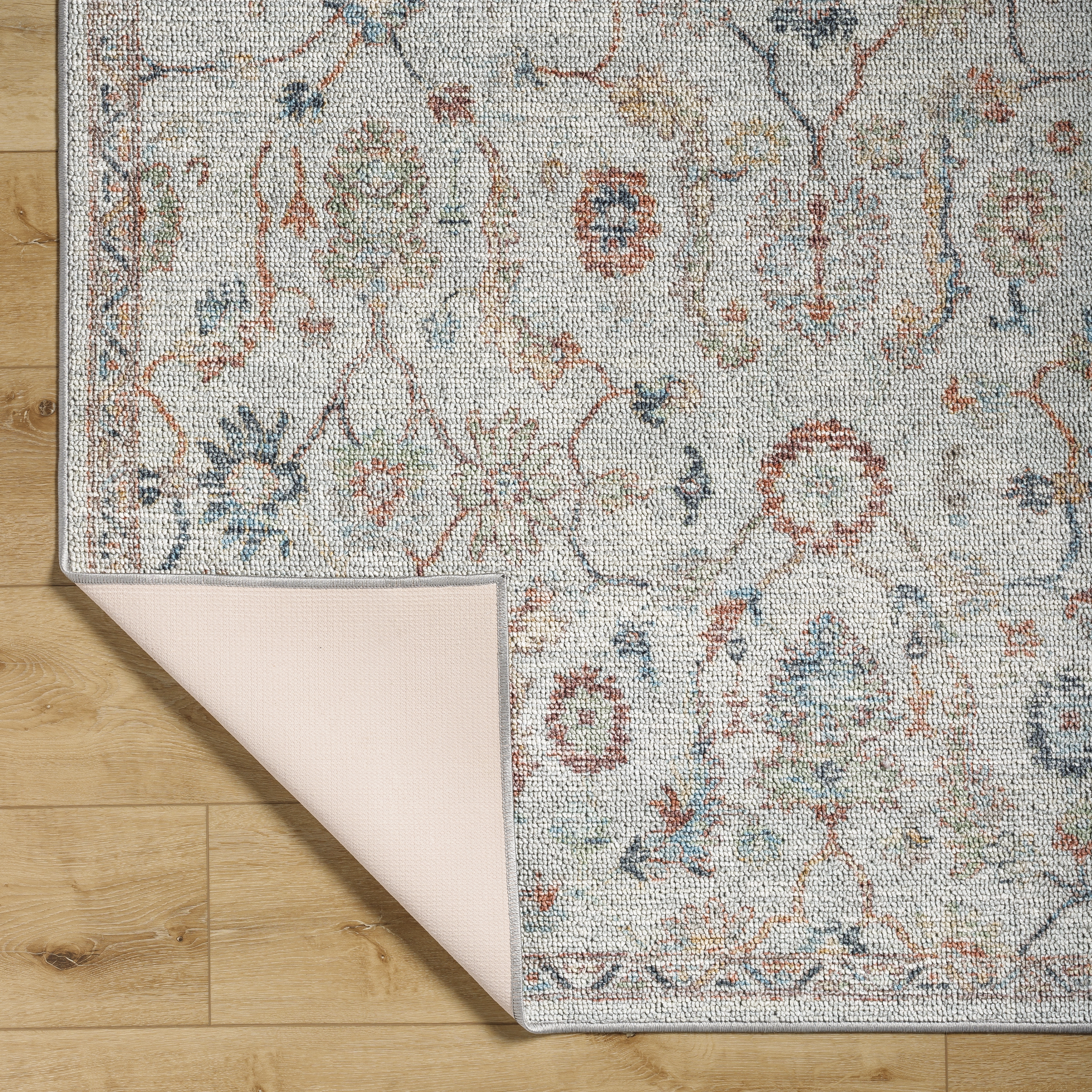 Livabliss Calhoun Gray Indoor 5'3" x 7' Machine Woven Rug - Image 4