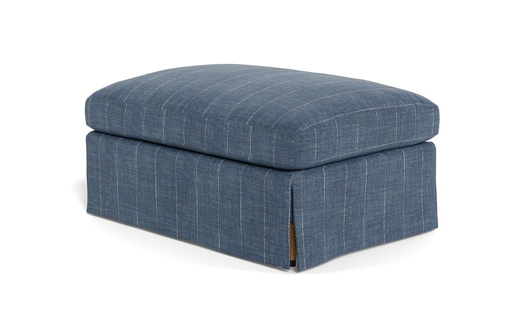 Maxwell Slipcovered Ottoman by Apartment Therapy - Image 2