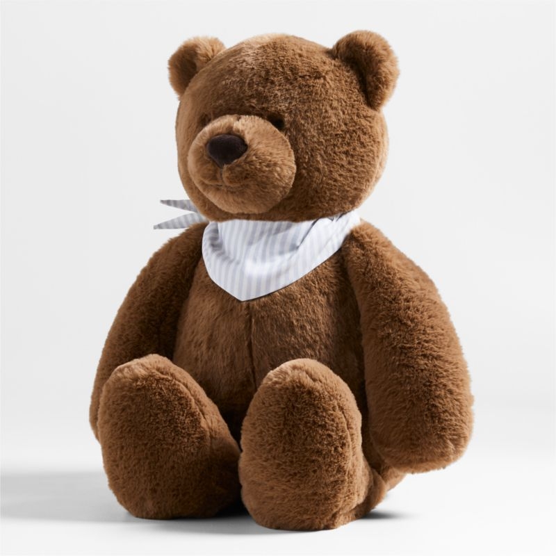 Crate Cuddlies Large Brown Bear Kids Stuffed Animal - Image 0