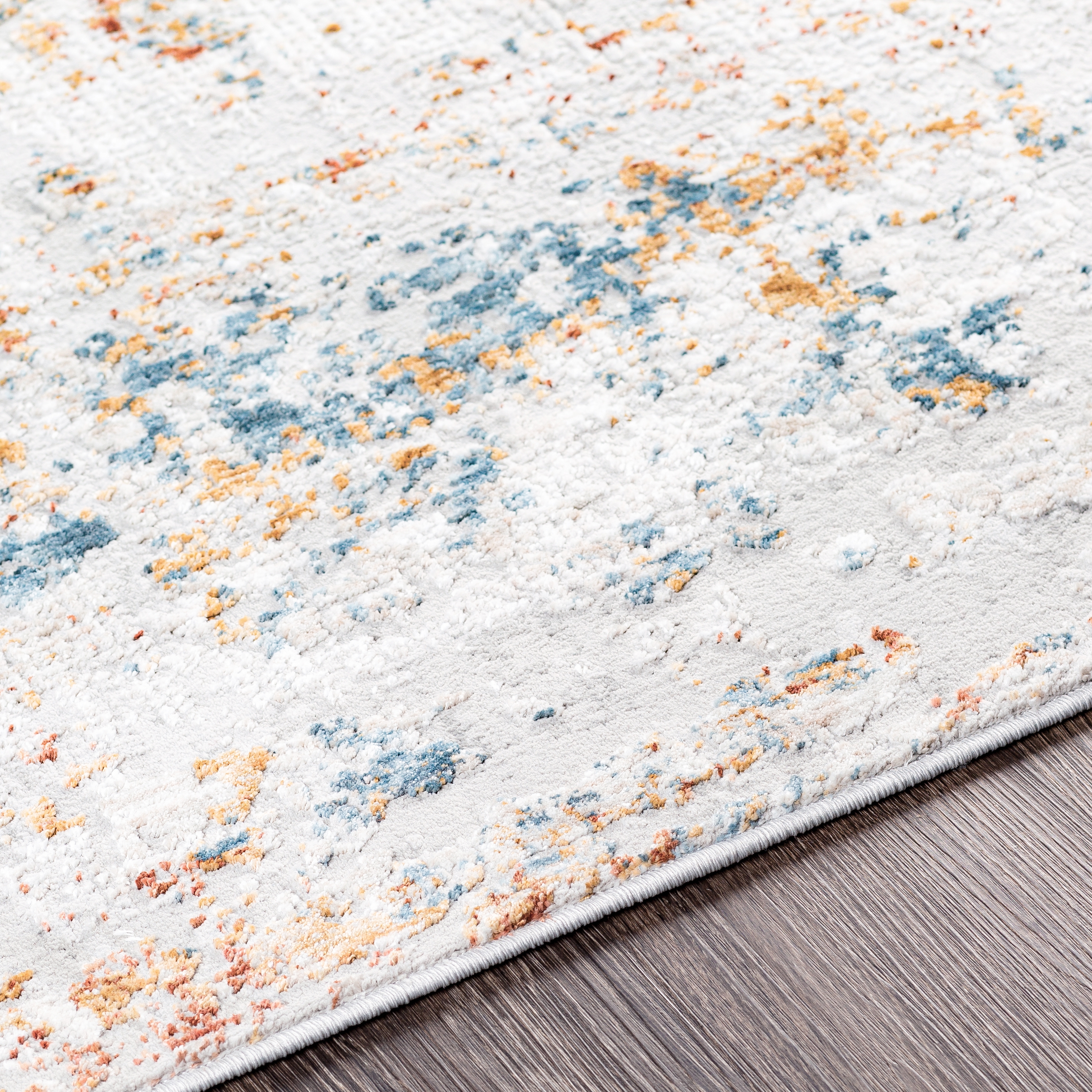 Livabliss Carmel Beige Indoor 3'11" x 2'8" Machine Woven Rug - Image 2