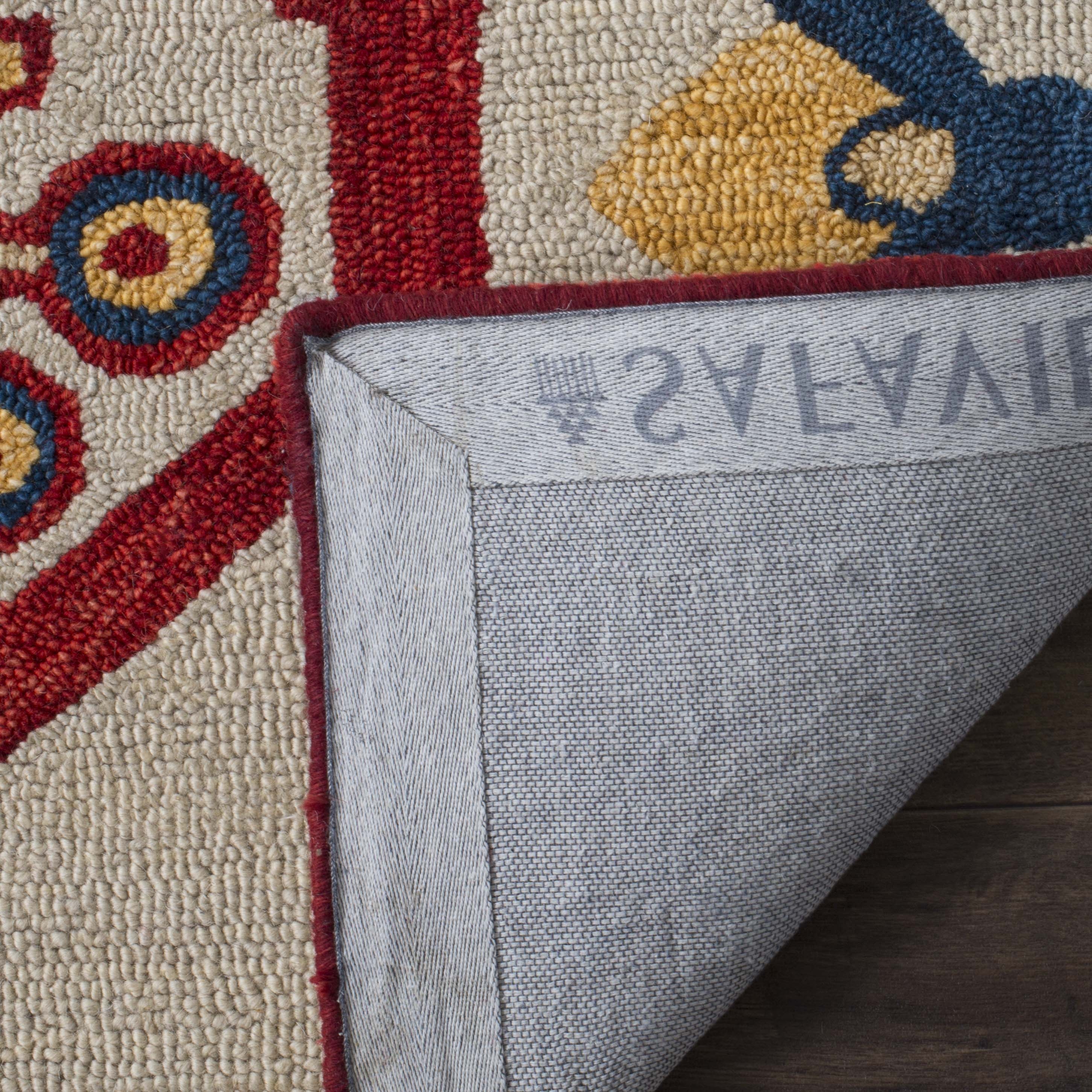 Arlo Home Hand Tufted Area Rug, APN703A, Ivory/Multi,  2' X 3' - Image 2