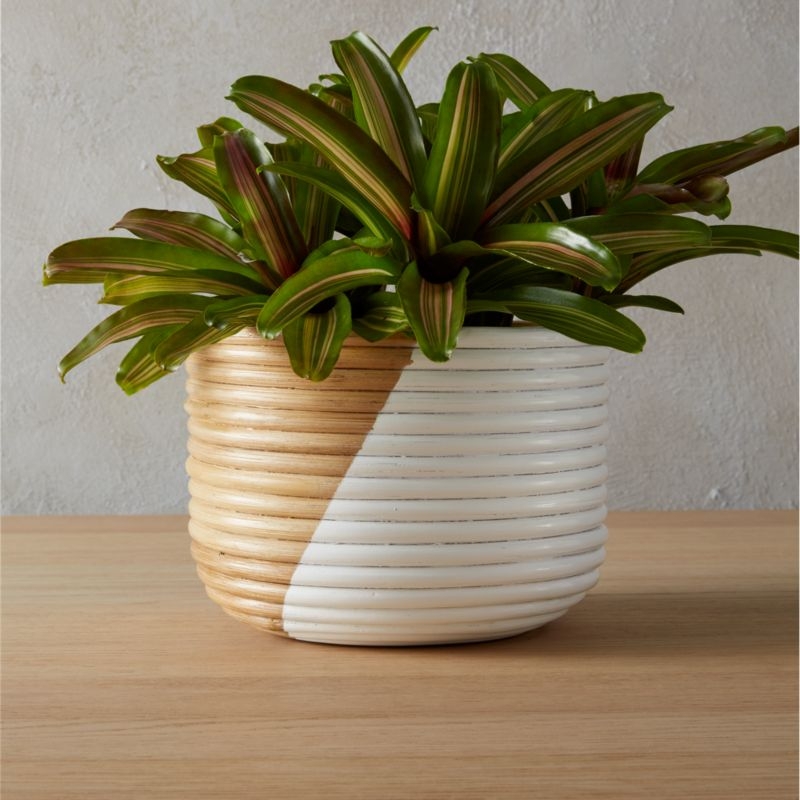 Basket Large Black Planter - Image 5