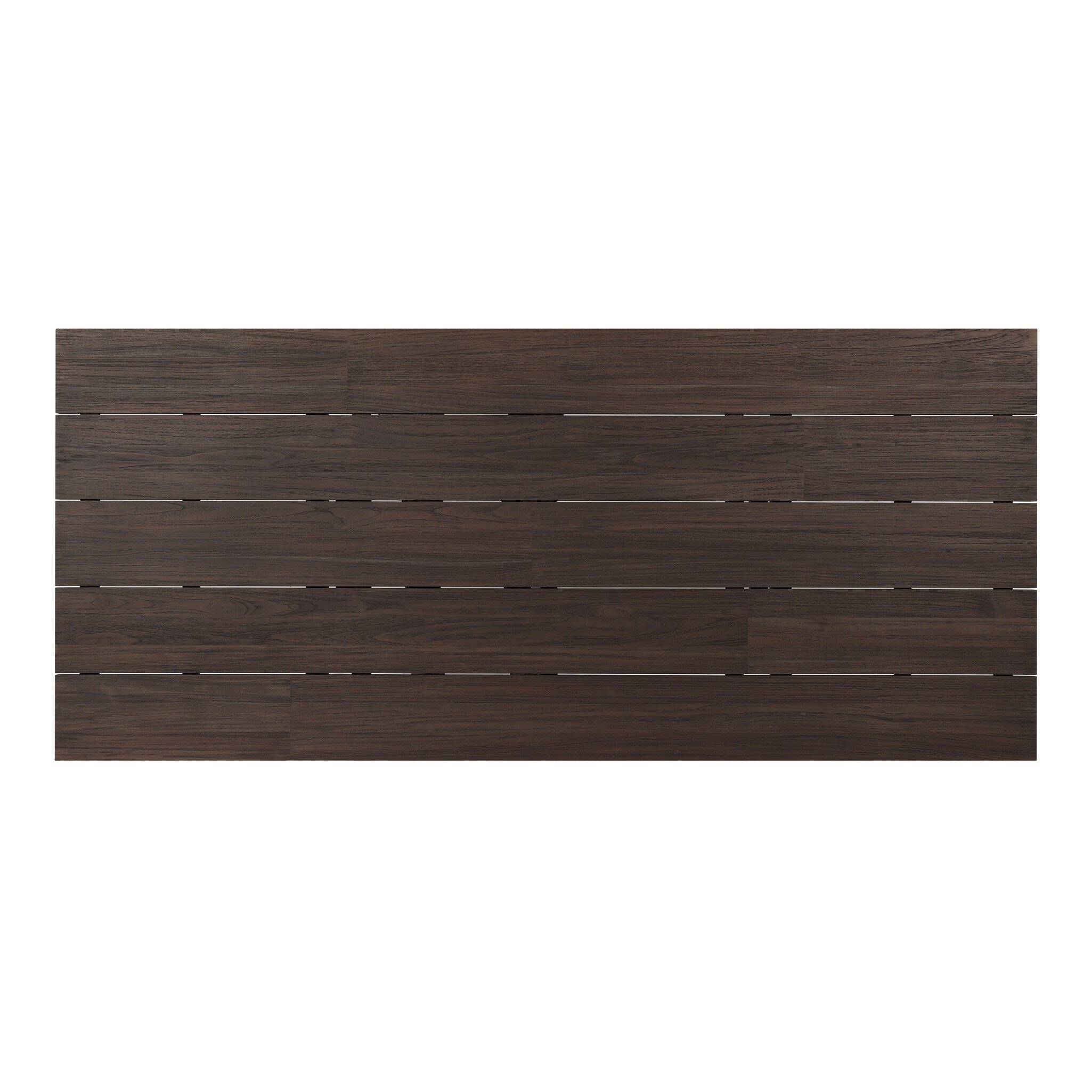 Indie Outdoor Dining Table - Stained Saddle Brown FSC - Image 8