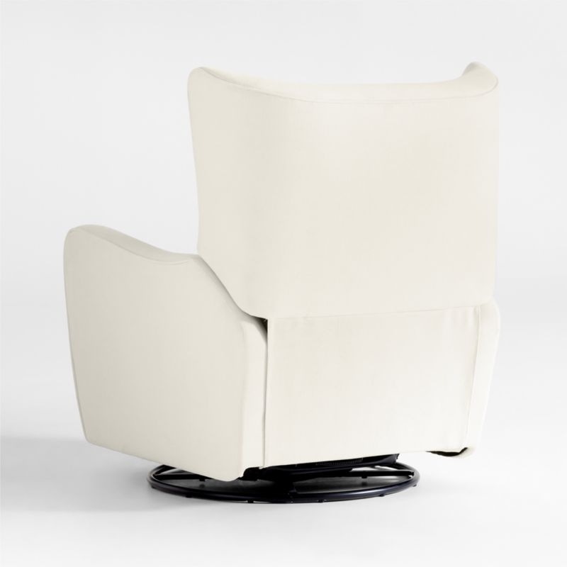Aurora Cream Nursery Electronic Power Recliner with Night Light - Image 6