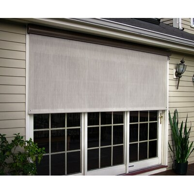 Manual Right Side Hand Crank Operation Semi - Sheer Outdoor Roller Shade - Image 0