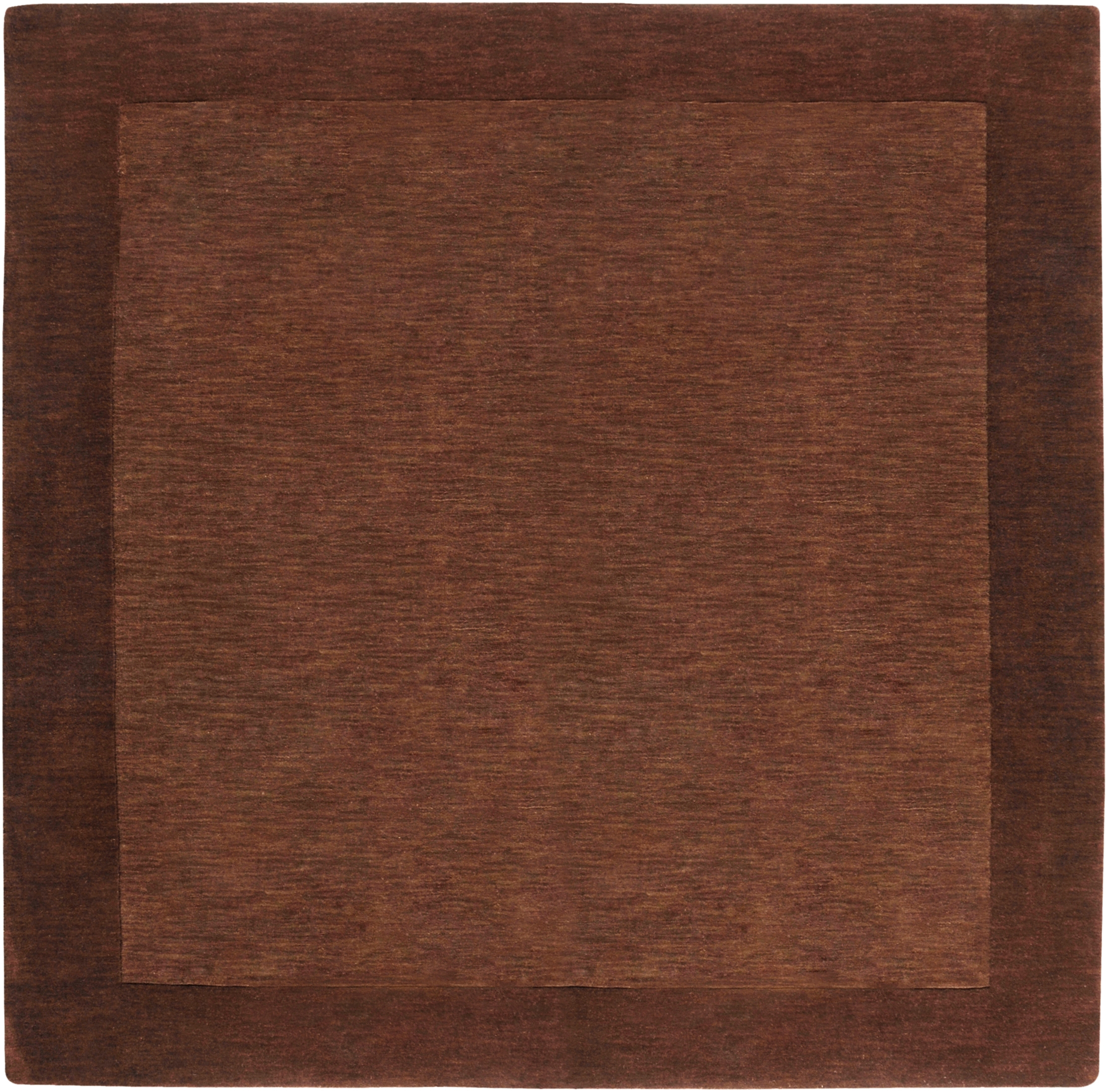 Mystique Brown Indoor 6' x 6' Handmade Rug - Image 0