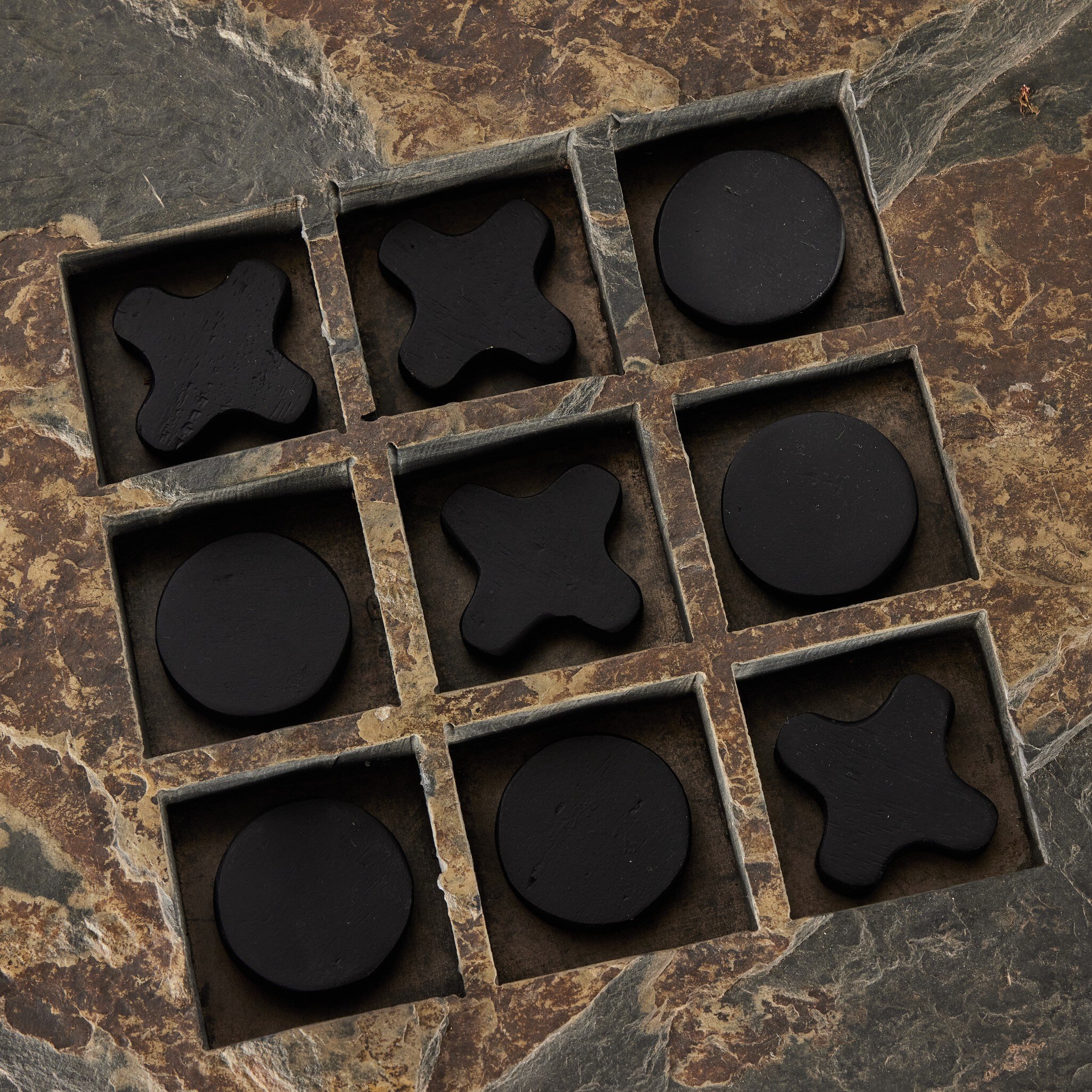 Stone Tic Tac Toe - Carbonized Black - Image 5