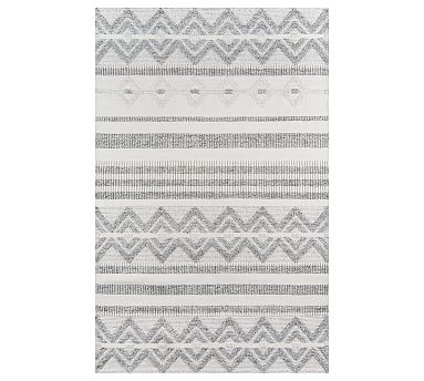 Milada Recycled Material Rug, 8'9 x 11'9", Gray - Image 0