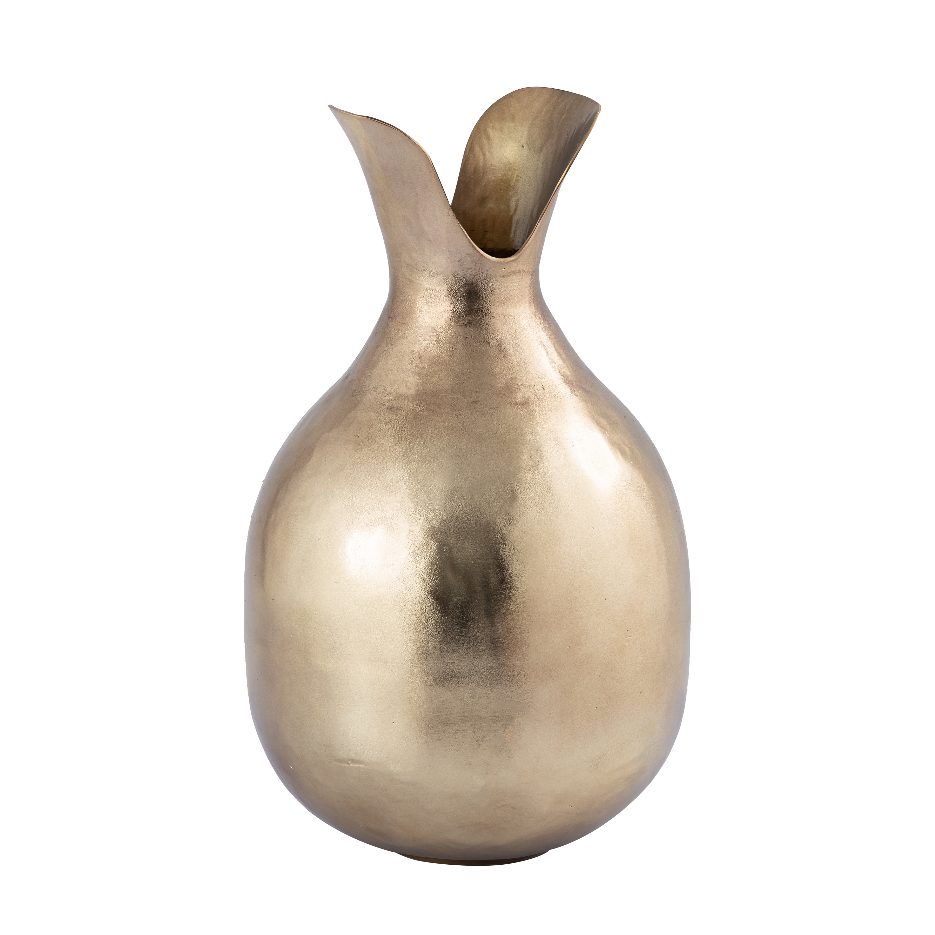 Shaffer Vase - Large Brass - Image 0