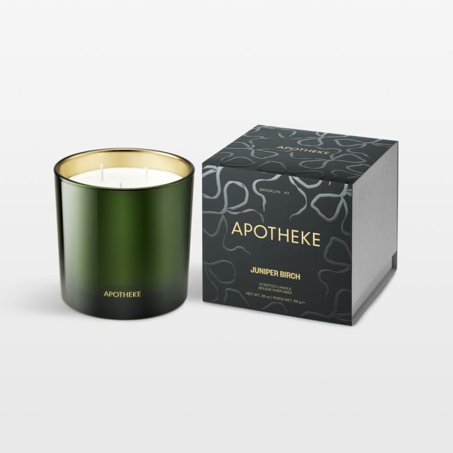 Apotheke Juniper Birch 3-Wick Scented Candle - Image 0