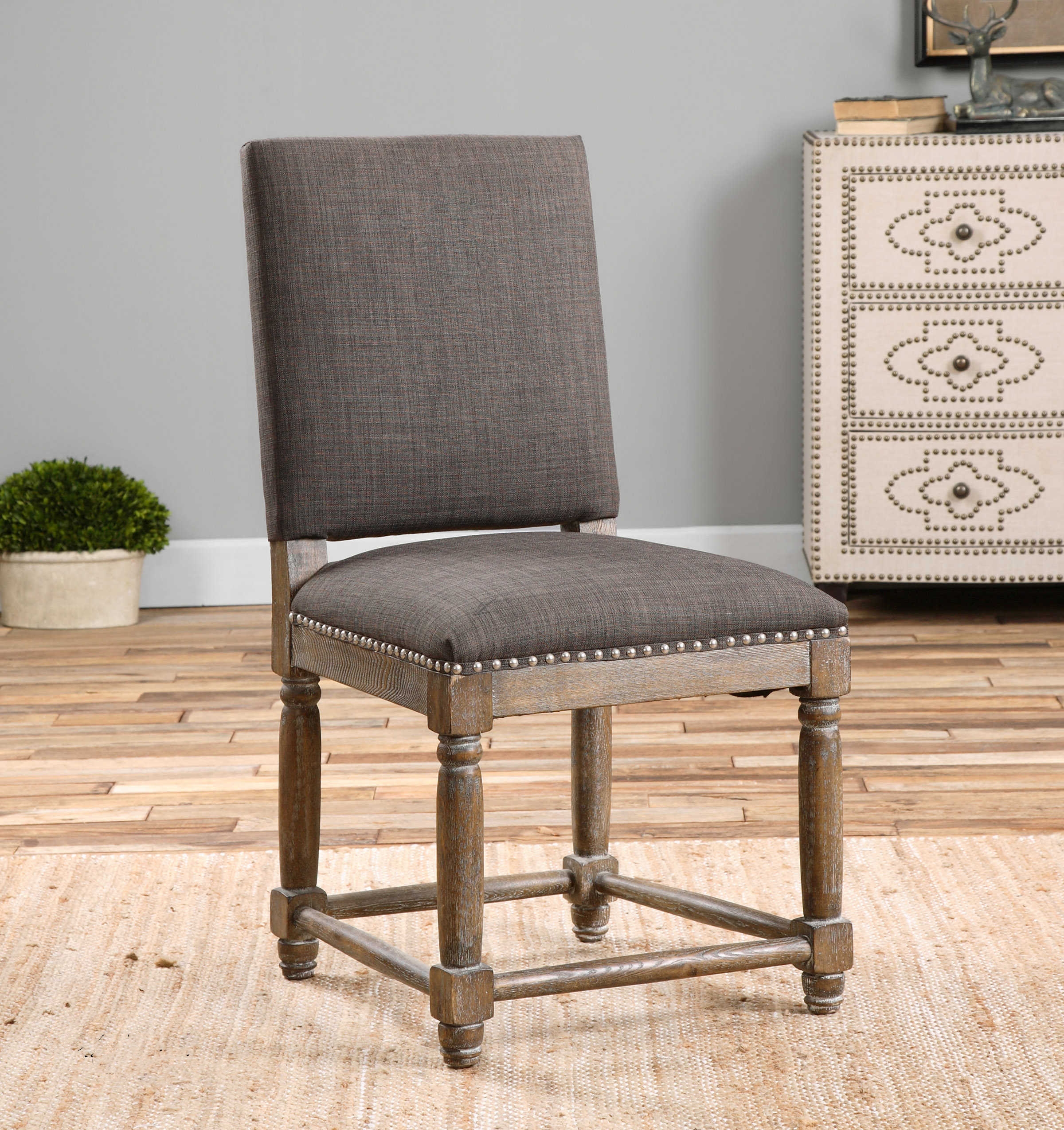 Laurens Gray Accent Chair - Image 1