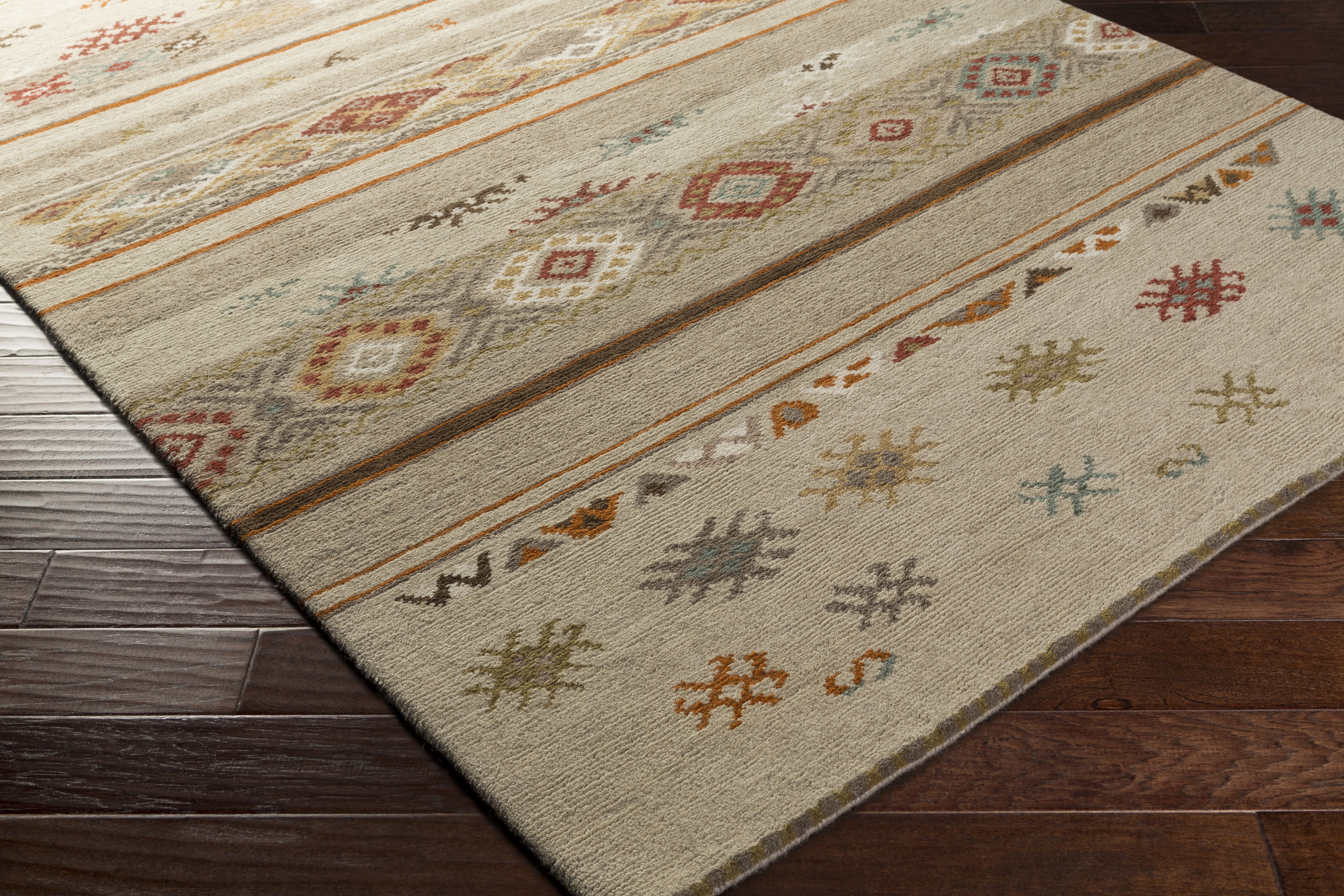Eastwood Beige Indoor 2' x 3' Handmade Rug - Image 2