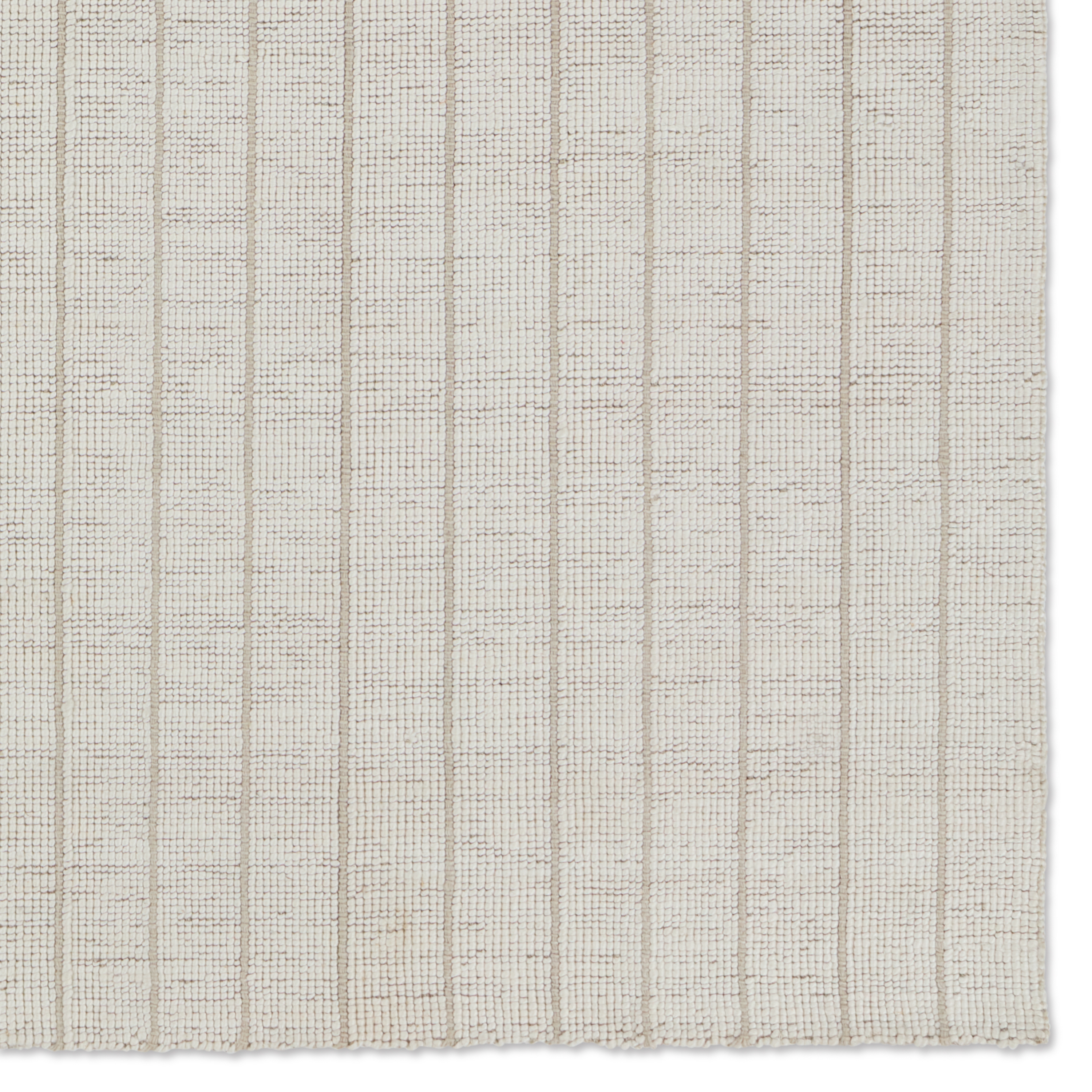 Highgate Handmade Striped Cream/ Light brown Area Rug (8'X10') - Image 3
