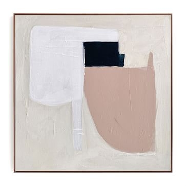 Certainty No.1 by Cait Courneya, No.2, 30X30, Framed Canvas, Walnut Wood Canvas Frame - Image 1