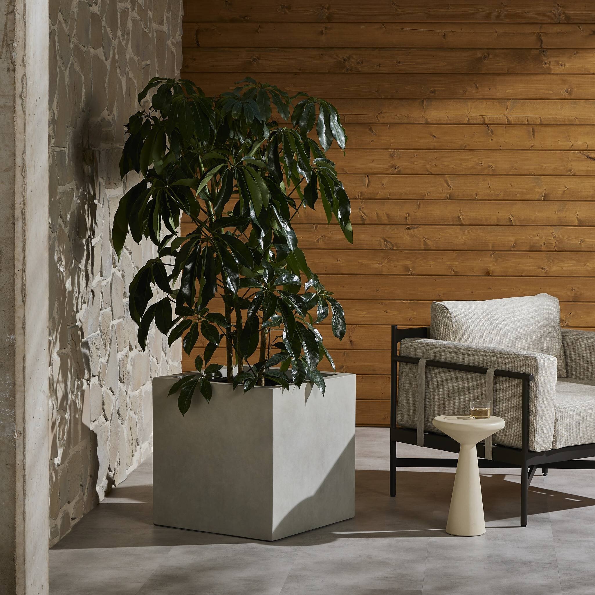 Kiro Planter - Natural Grey Concrete - Image 7