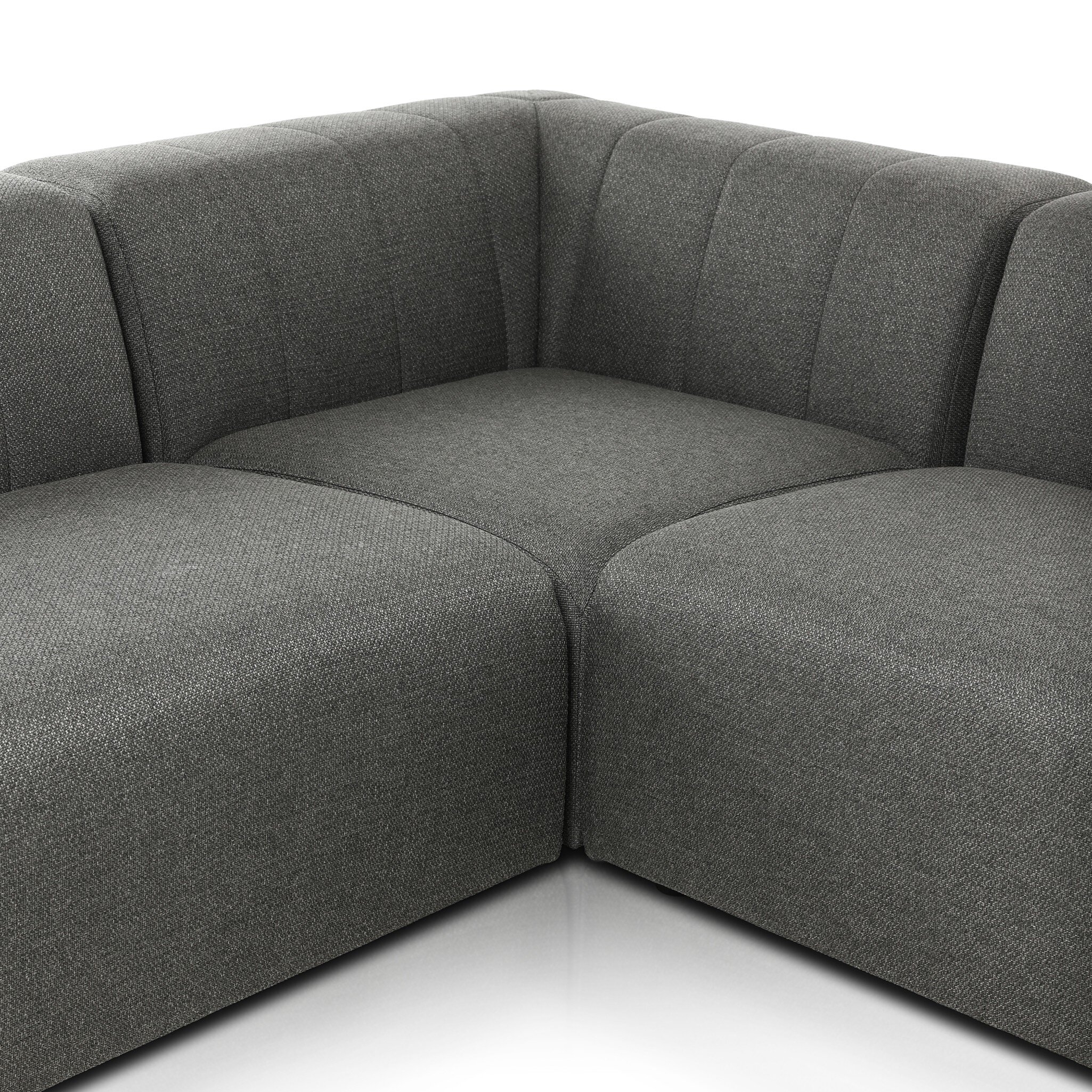 Gwen Outdoor 4-Piece Sectional - Hayes Charcoal - Image 5