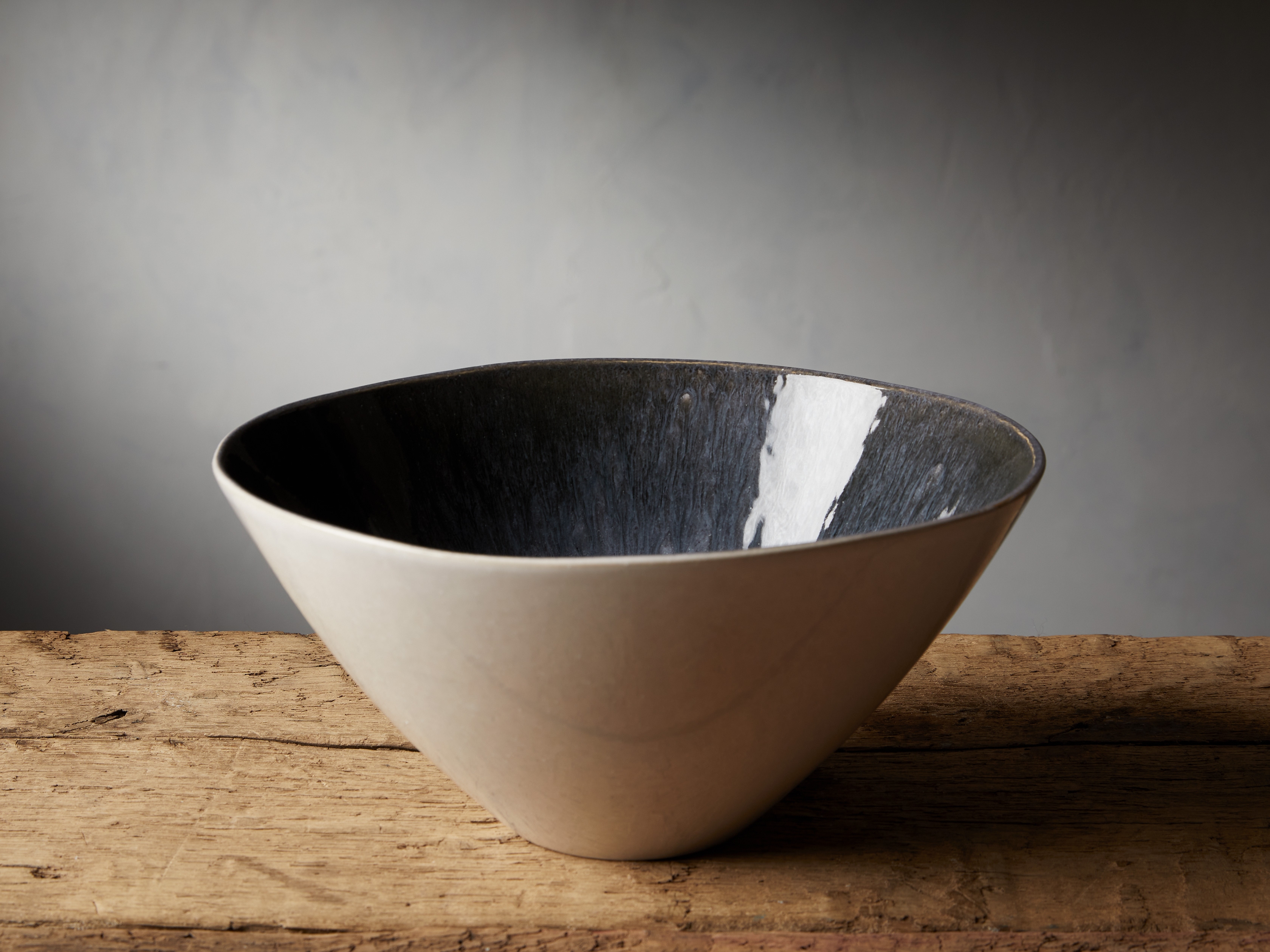 Luna Serving Bowl in Stoneware Blue - Image 0