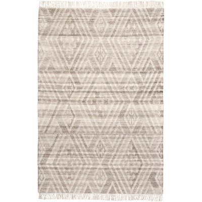 Kurtis Handwoven Flatweave Wool/Cotton Gray Area Rug - Image 0