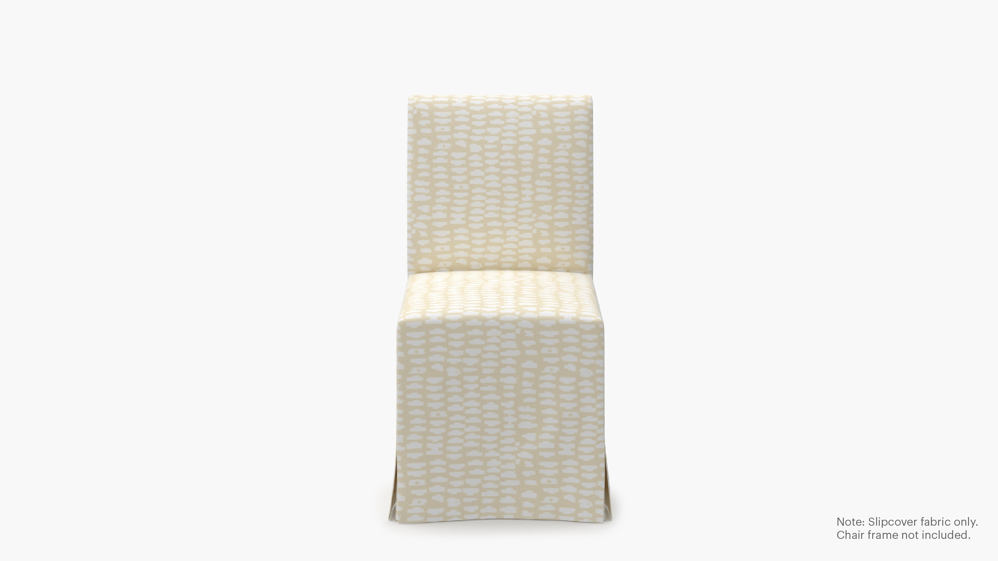 Slipcovered Signature Dining Chair - Cover Only, Sand Odalisque - Image 0