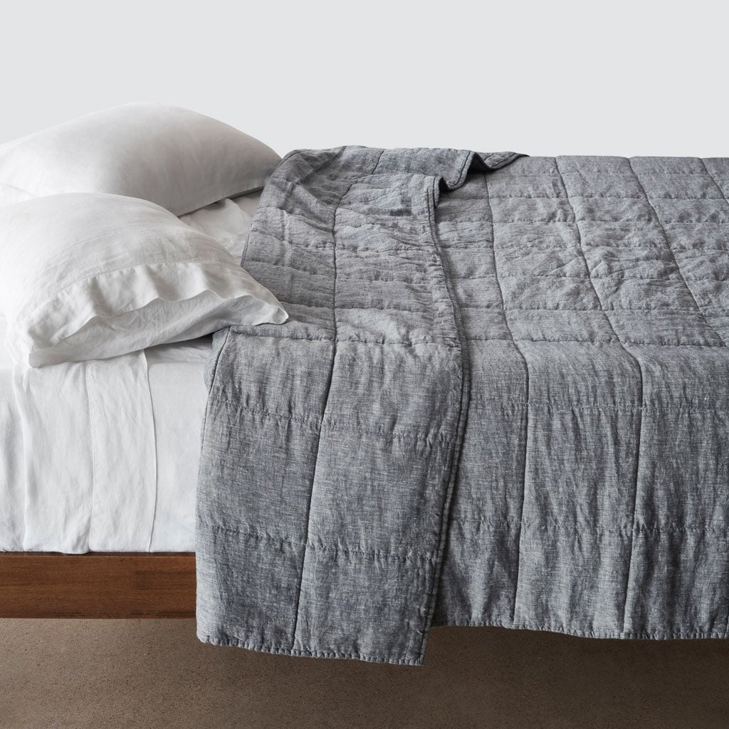 The Citizenry Stonewashed Linen Quilt | King/California King | Sienna - Image 1