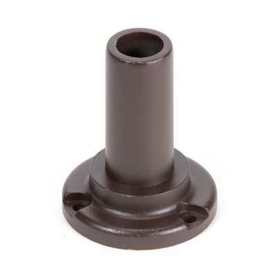 Weathered Brown Straight End Wall Mount - Image 0